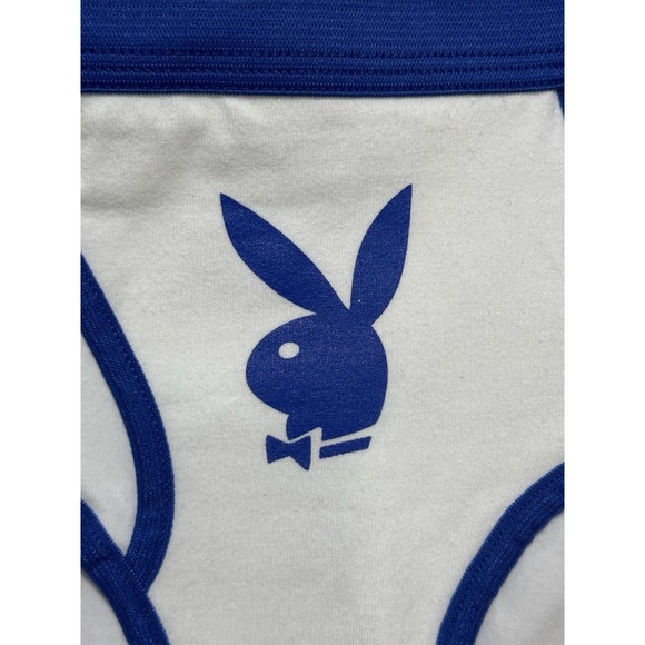 Y2K Vintage Playboy Property Of Playboy Bunny Head Briefs Underwear‎ Size L - Picture 8 of 15